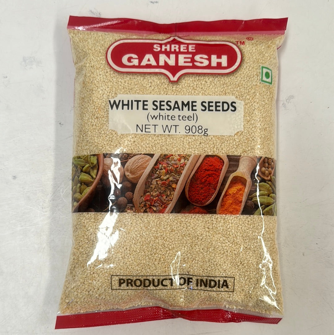 White sesame seeds 908gx10