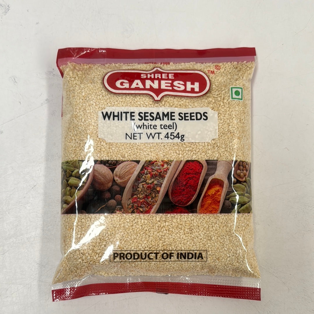 White Sesame Seeds 454gx20