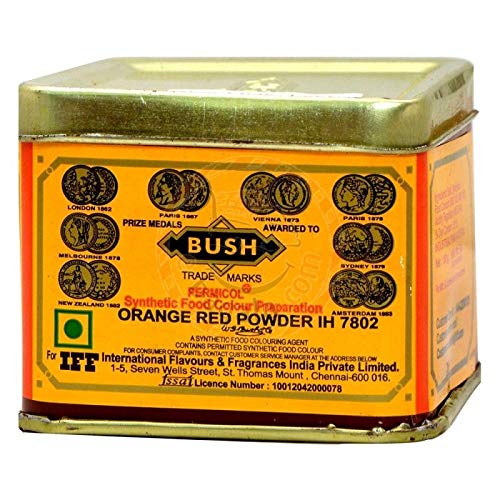 Bush Orange Red Food Color 100g