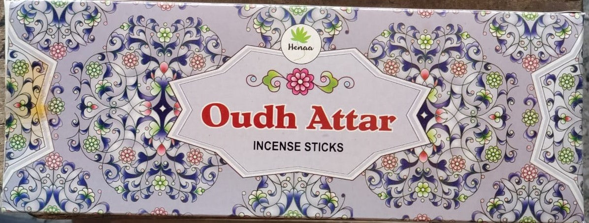 Henna Oudh Attar Incense 1x6