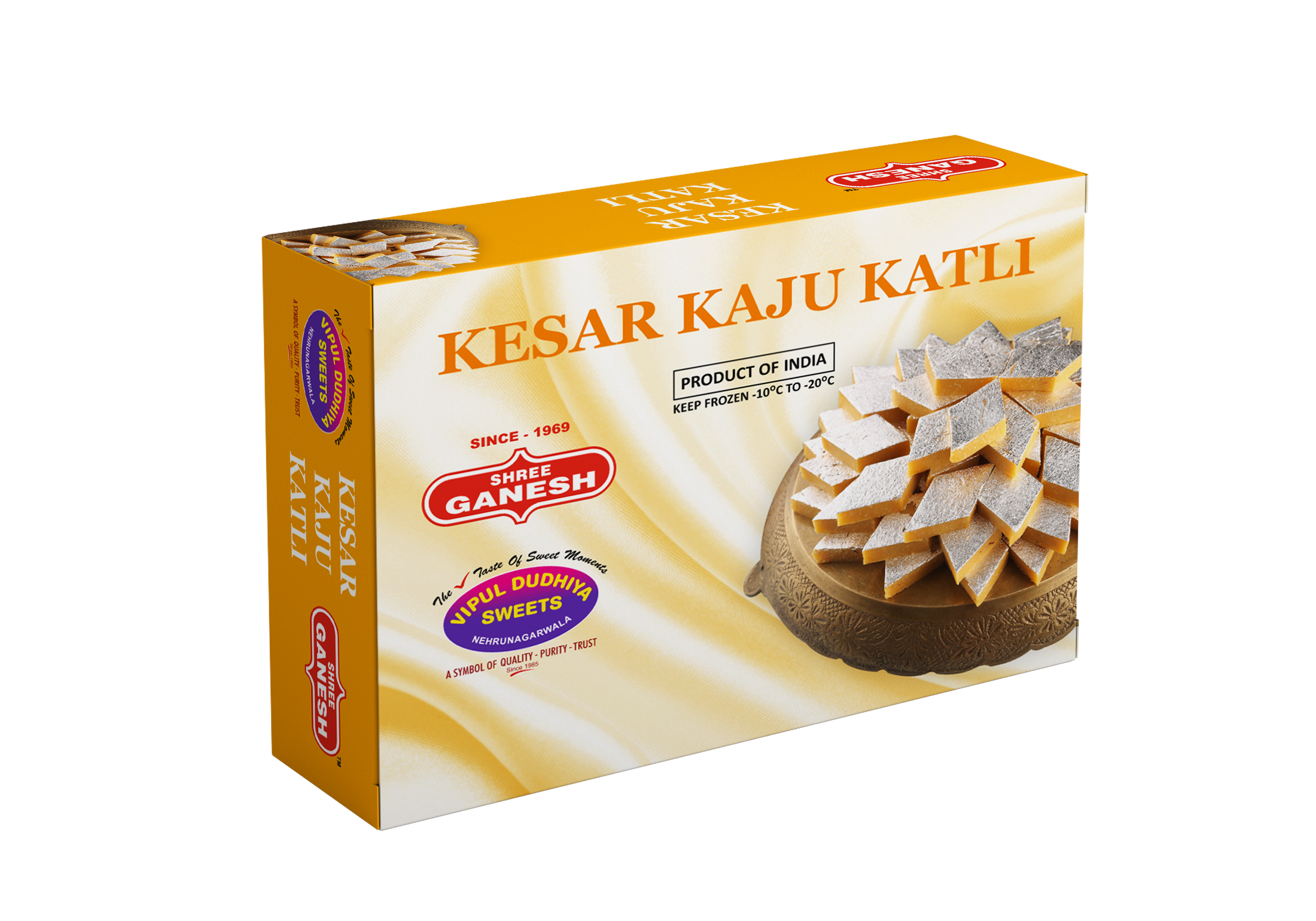 Frozen Ganesh Kesar Katli 300gx20