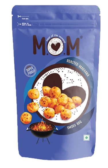 Mom Roasted Makhana Smoky BBQ 60gx36