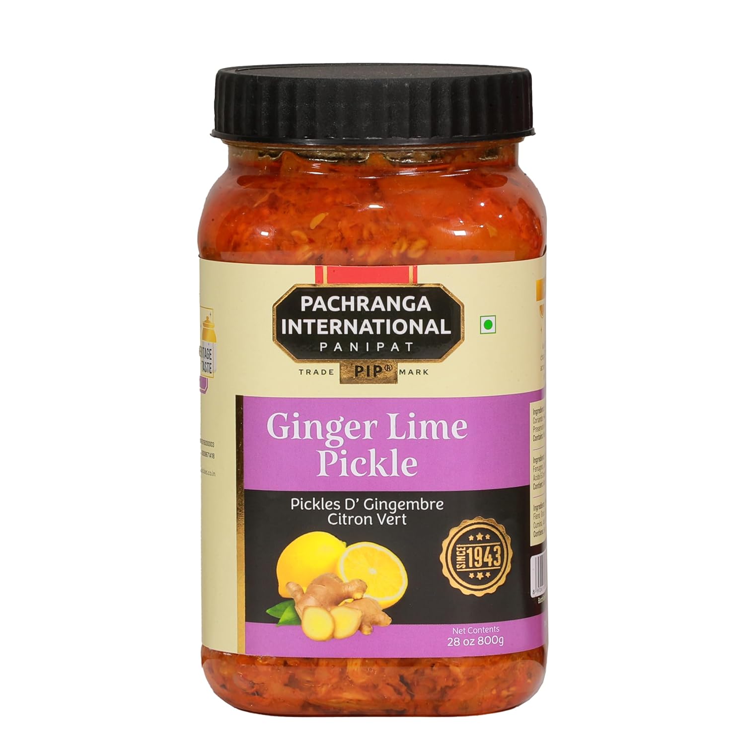 Pach Lime Ginger Pickle 800gx12