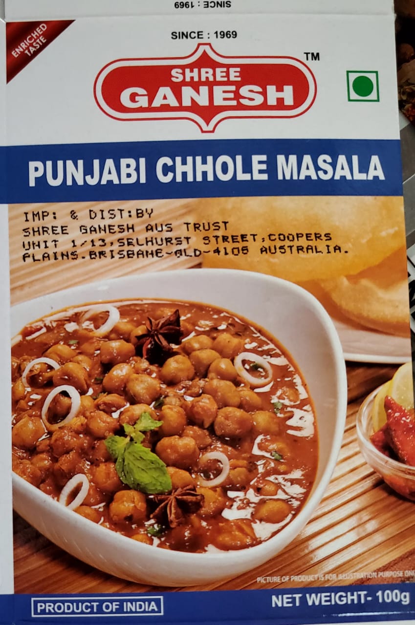 Ganesh Punjabi Choley Masala 100gx10