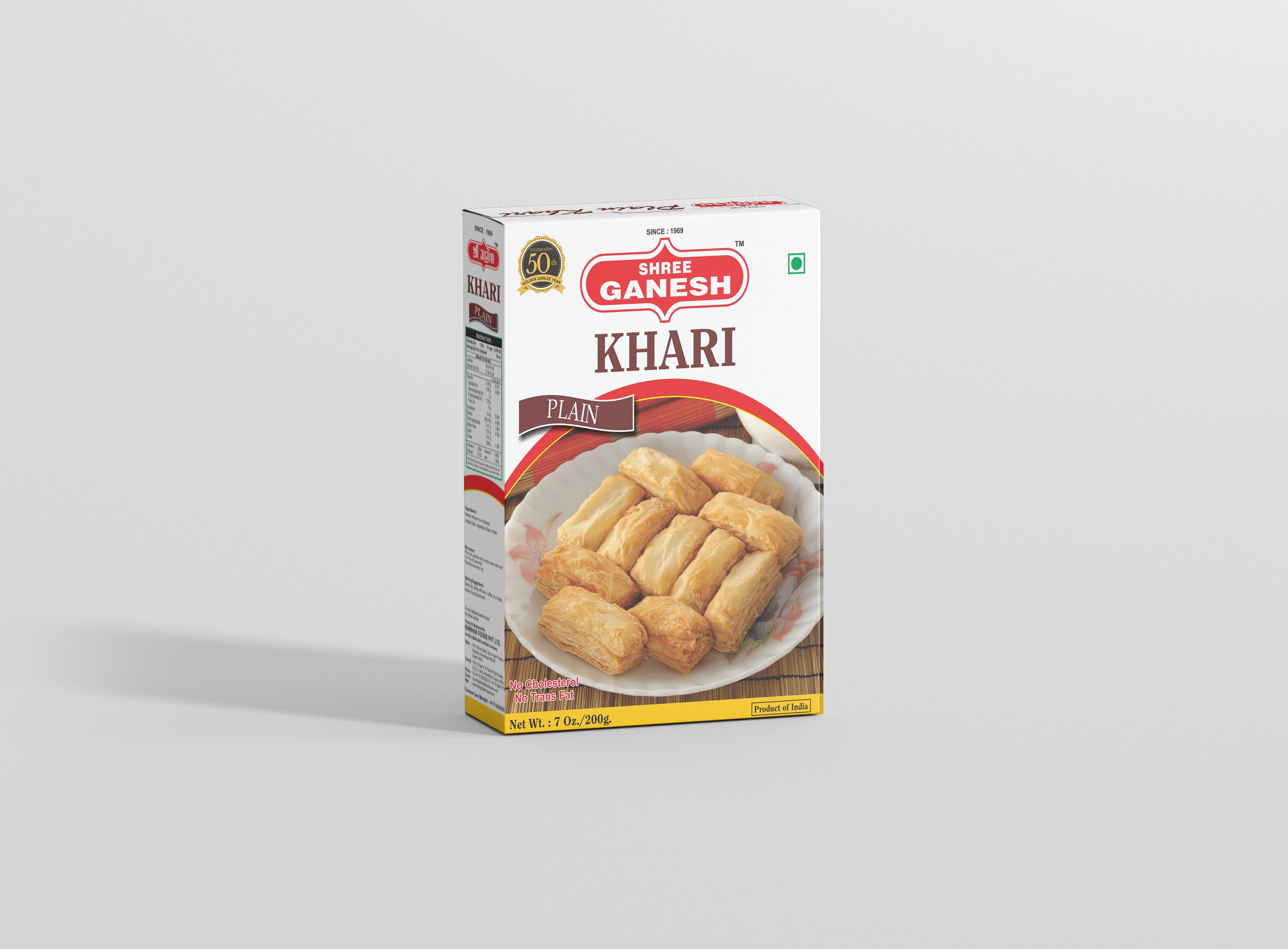 Khari Biscuits Plain 200gx36